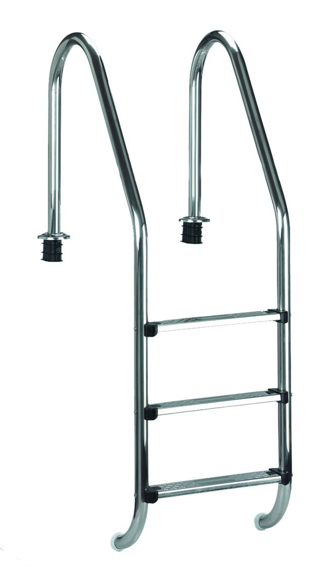Styro-Pool-Set mit Edelstahlleiter Folie 0,8mm