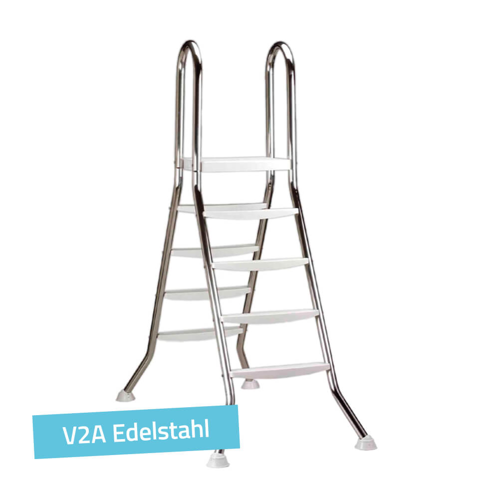 BWT Aufstellbecken Grigio Set Rund 1,2 Meter Folie 0,8mm Grau