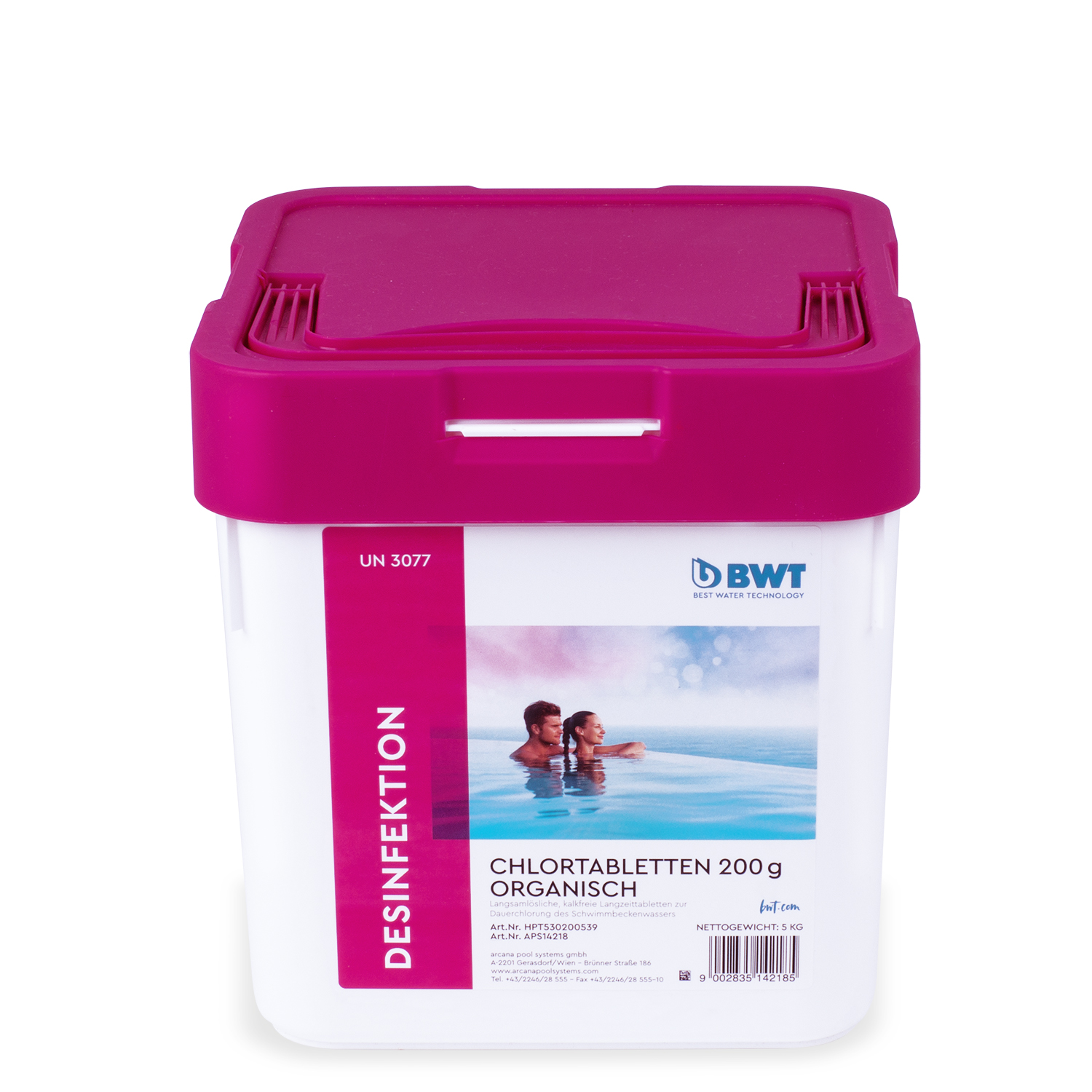 AQA marin BWT Chlortabletten (200 gr) organisch 5 kg