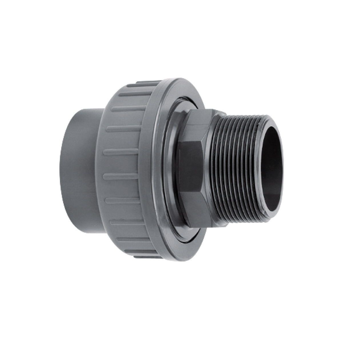 Verschraubung Klebemuffe / Außengewinde d50 - 1 1/2"