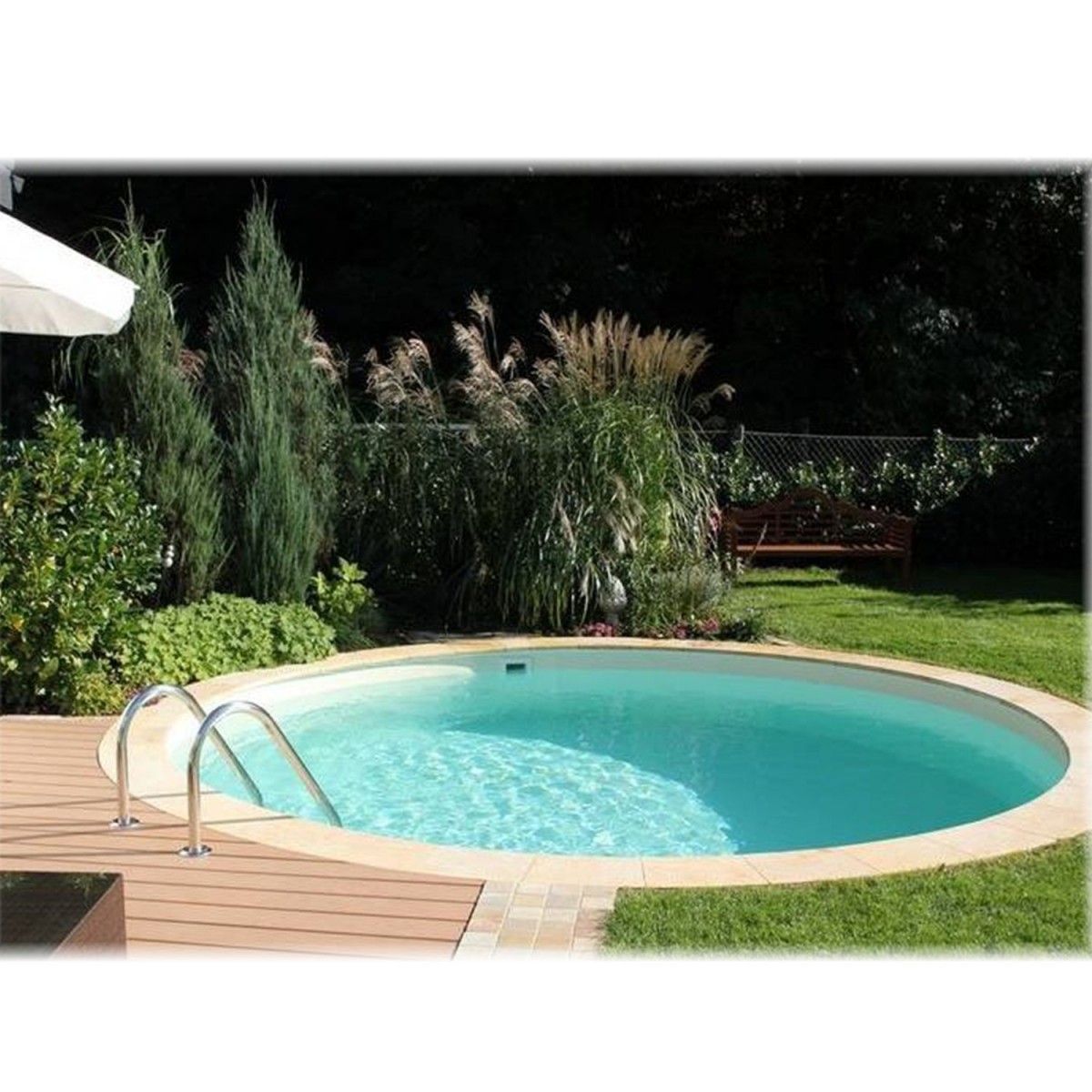 BWT Tiefbecken Set Rund 1,35 Meter Folie 0,8mm Sand