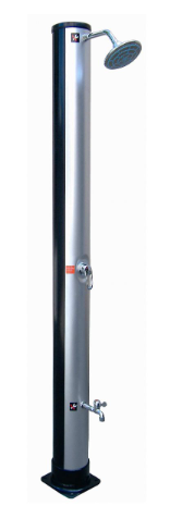 myPool Solardusche Optik Silber 40l