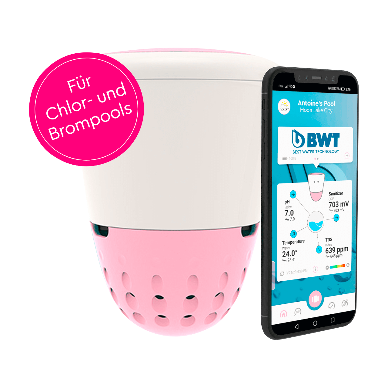 BWT Pearl Water Manager Chlor und Brom
